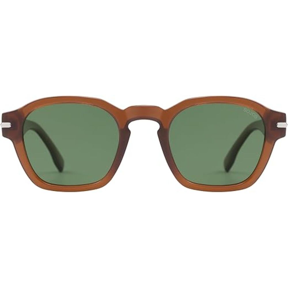 Sojos Vintage Retro Square Polarized Sunglasses F… - image 4